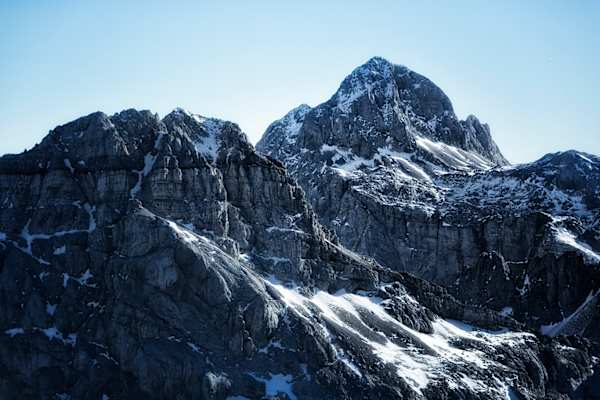 Der mächtige Triglav, der höchste Berg des Landes mit imposanten 2864 Metern
