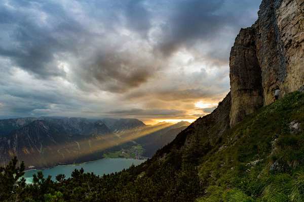 Wandfuß der Rotspitze Achensee