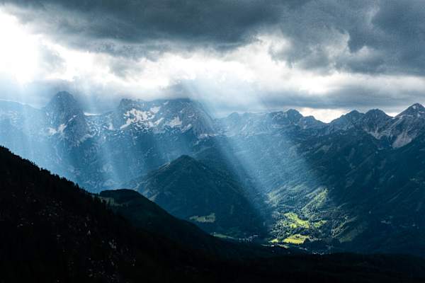 Schöne Lichtstimmung auf der Zellerhütte