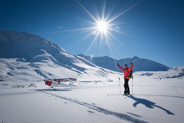 Skitouren Alaska Flugzeug Guschlbauer Bergwelten