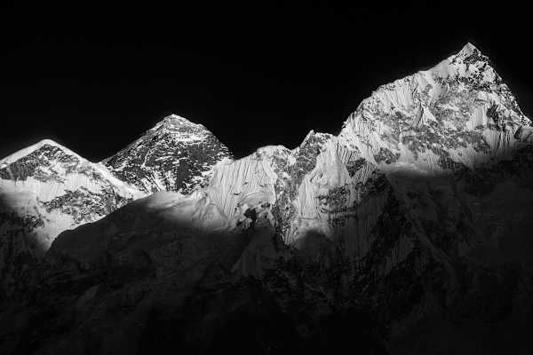 Himalaya in Schwarzweiß