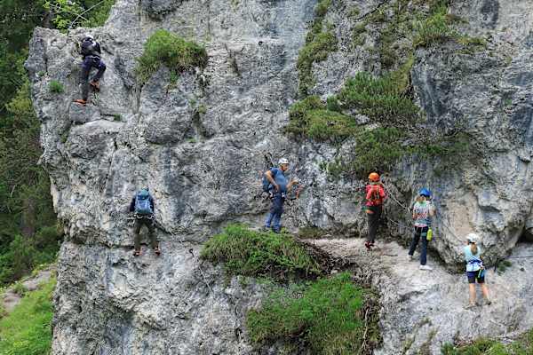 Klettersteig am Sattelberg