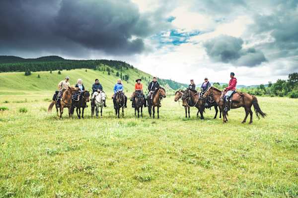 Pferdetrekking Mongolei