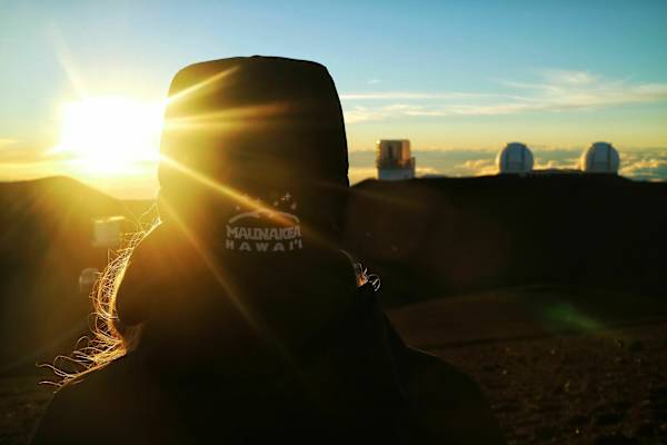 Futuristische Raumstation am Mauna Kea auf Big Island