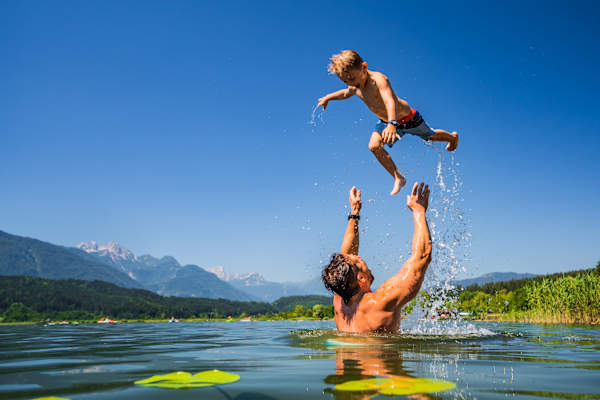 Familienidyll Pressegger See