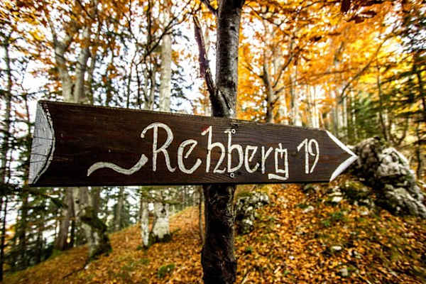 Richtung Rehbergalm