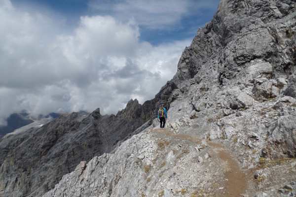 Abstieg Ortler