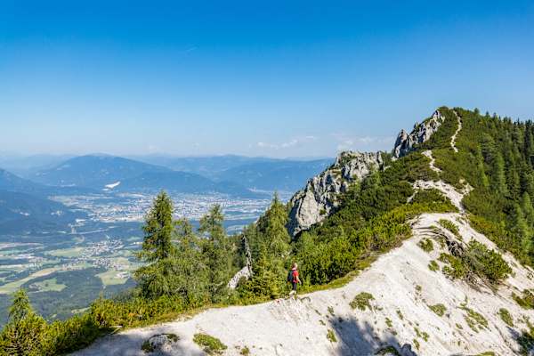 Unterwegs am Alpe-Adria-Trail zwischen Kranjska Gora und dem Baumgartnerhof