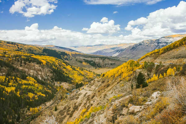 Independence Pass (3.686 m) in Colorado (USA)