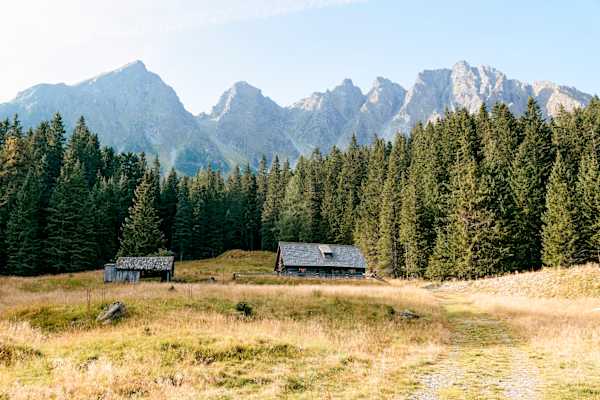 Sanfte Wiesen mit traumhaften Panorama