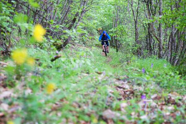 Mountainbike Ohridsee Mazedonien Bergwelten