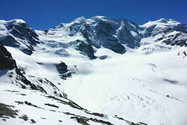 Skihochtour: Auf den Piz Palü in der Berninagruppe in Graubünden