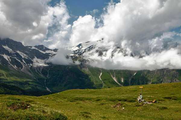 Blick zum Schareck & Hohen Sonnblick