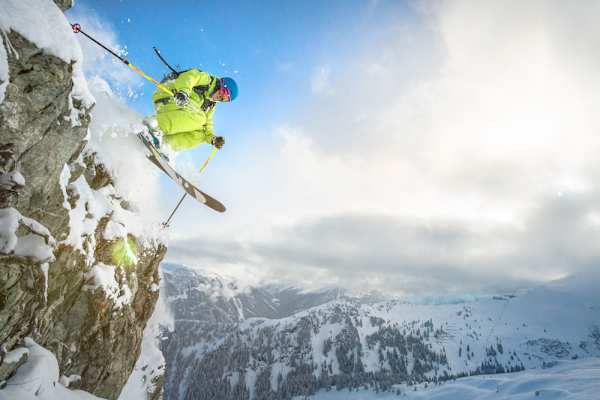 Skitourenabfahrt