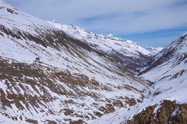Liegt hoch oben am Hang: Das Hochjoch Hospiz