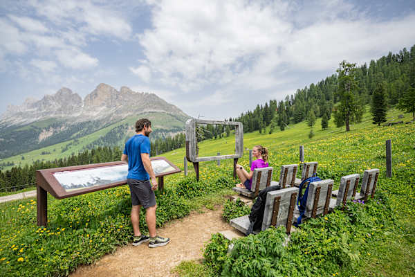 Eggentaler Bergkino auf den Latemarwiesen