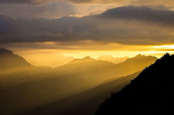 Abendstimmung im Rofan