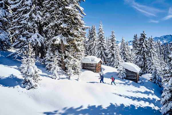 Die ruhige Seite des Winters genießen - unterwegs mit Schneeschuhen.
