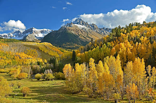 Am Bergpass Dallas Divide in Colorado (USA)