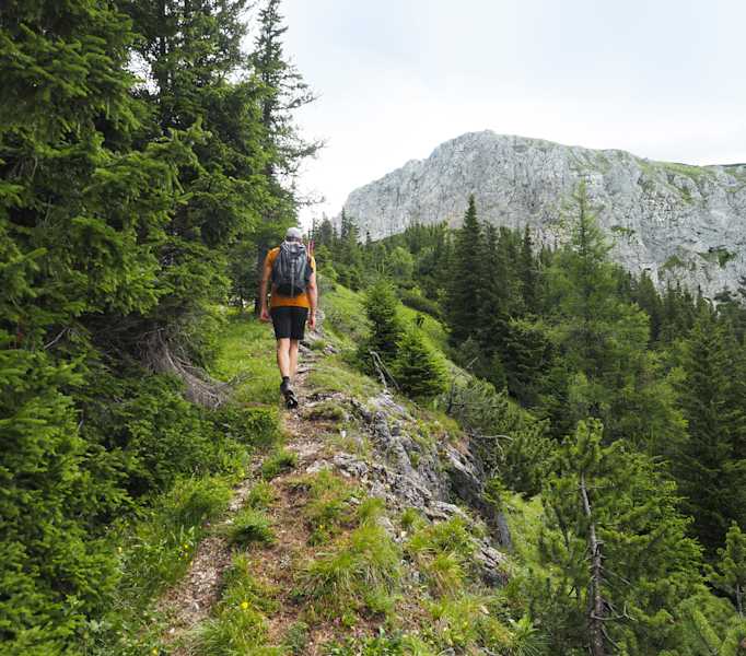 Klettertour auf die Heukuppe über das Wilde Gamseck
