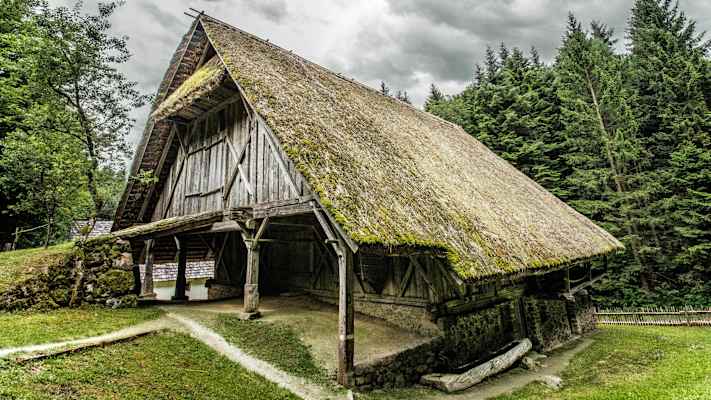 Wirtschaftsgebäude Reiterer Stadl aus Hafling bei Meran in Südtirol