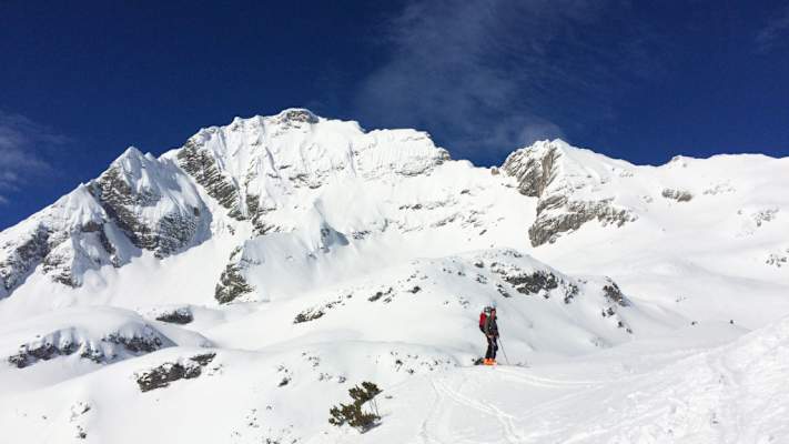 Gesäuse-Berge: Skitour auf den Scheiblingstein in den Haller Mauer