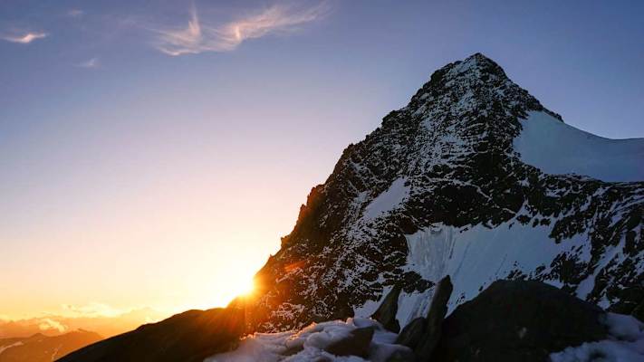 Seine Majestät höchstpersönlich: Der Großglockner im Sonnenuntergang