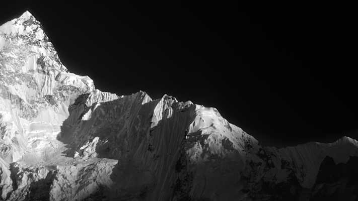 Himalaya in Schwarzweiß