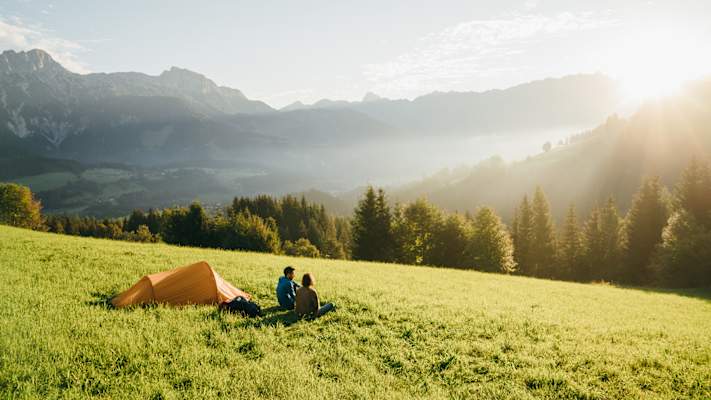Legales Wildzelten