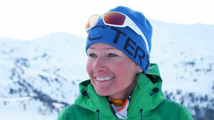 Bergführerin Elisabeth „Lisi“ Fürstaller in den Nockbergen