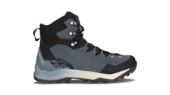 Der LOWA® EXPLORER GTX MID für Herren in der Farbe schieferblau/schwarz.