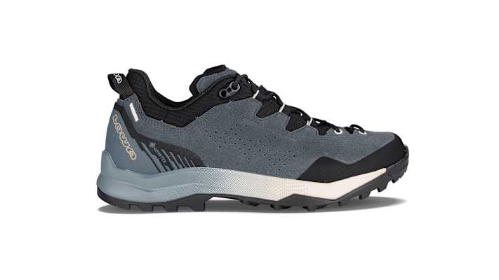 Der LOWA® EXPLORER GTX LO für Herren in der Farbe schieferblau/schwarz.