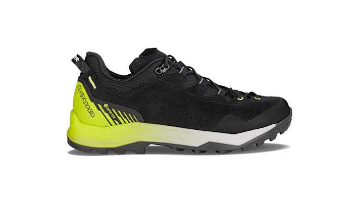Der LOWA® EXPLORER GTX LO für Herren in der Farbe schwarz/limone.