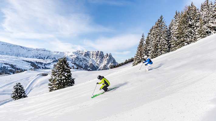 Glitzernder und griffiger Schnee, beste Pistenverhältnisse und die wärmenden Sonnenstrahlen - der ultimative Pistengenuss für alle Sonnenanbeter!
