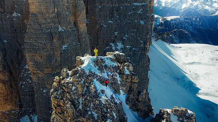 1. Drei Zinnen Traverse Winterbegehung