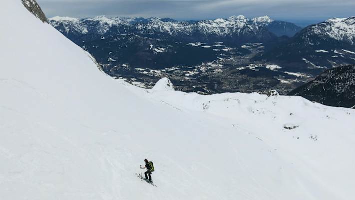 Skitour aufs Hohe Brett in den Berchtesgadener Alpen