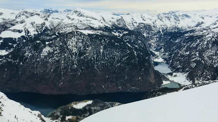 Gipfelblick: Am 3. Watzmannkind in den Berchtesgadener Alpen