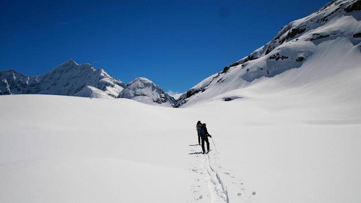 Skitour: Hochfürleg in der Weißsee Gletscherwelt im Stubachtal