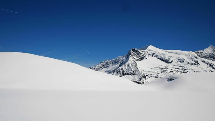 Winterlandschaft im verschneiten Stubachtal im Salzburger Land