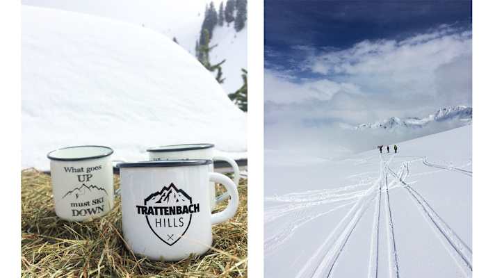 „Trattenbach Hills“: Saisonabschluss für Skitourengeher auf der Trattenbachalm in den Kitzbüheler Alpen