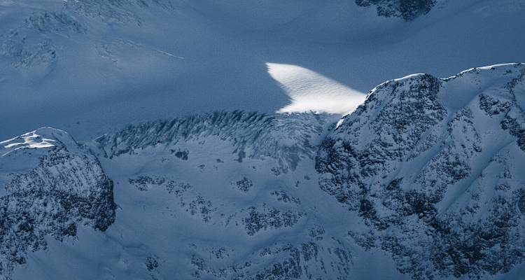 Gletscher unterhalb vom Titlis in Engelberg