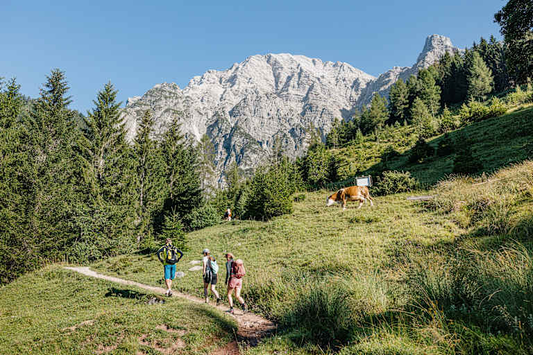 Wanderer in den Leoganger Steinbergen