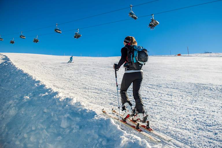 Pistentour auf die Gerlitzen Alpe bei Villach