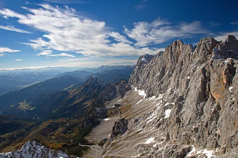 Dachsteingebirge mit der Südwand