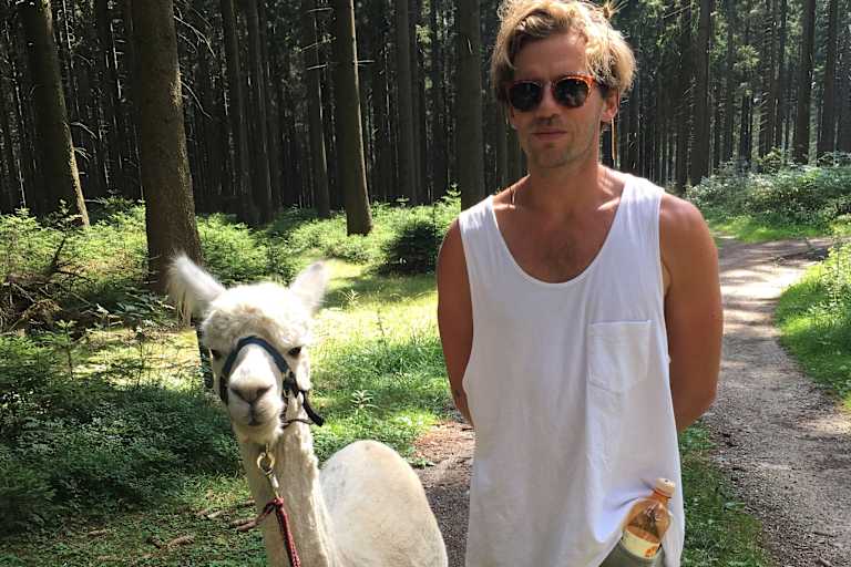 Alpaka Wandern