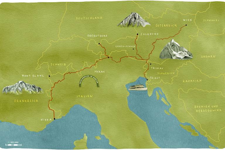 Alpenüberquerung