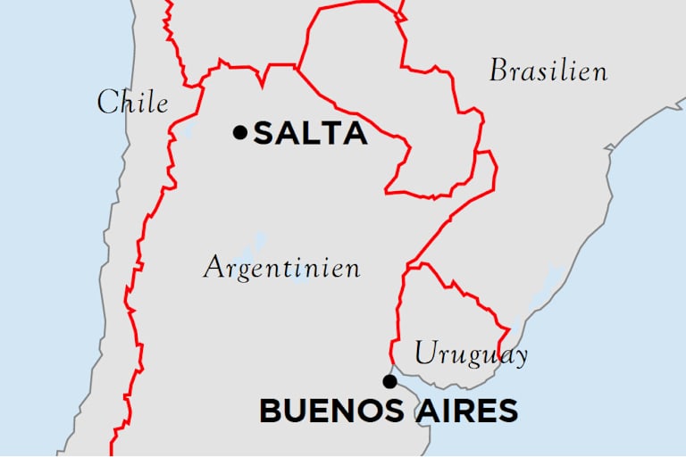 Argentinien Map