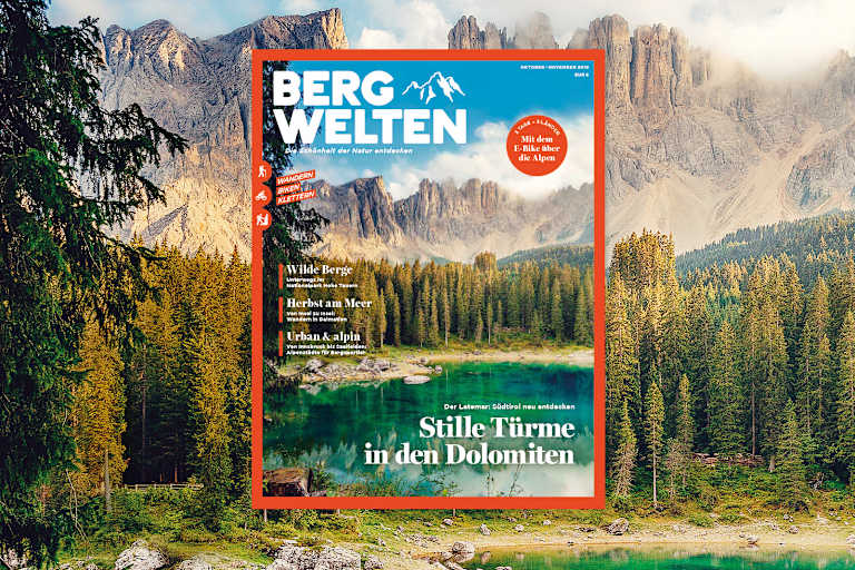 Das aktuelle Bergwelten-Magazin (Ausgabe Oktober/November 2019)