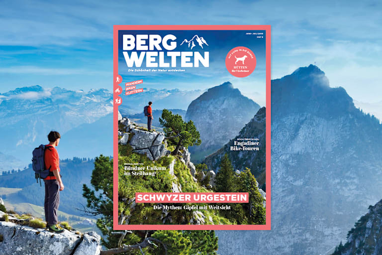 Jetzt überall im Zeitschriftenhandel – das Bergwelten Magazin (Juni/Juli2019)
