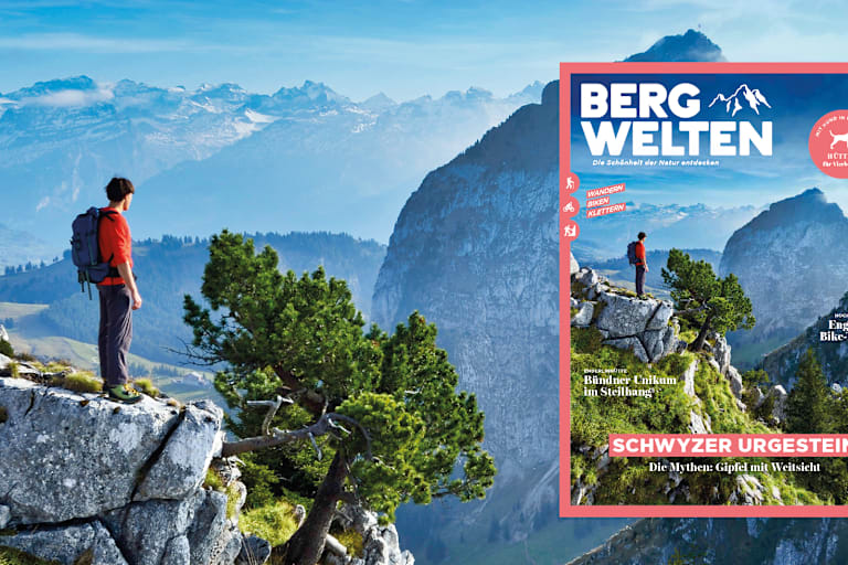 Jetzt überall im Zeitschriftenhandel – das Bergwelten Magazin (Juni/Juli 2019)